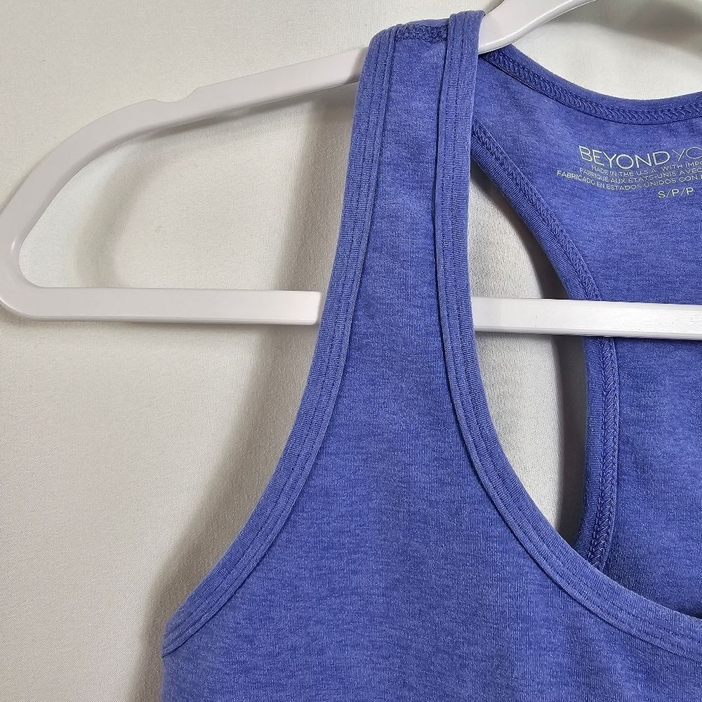 Beyond Yoga Spacedye Step Up Racerback Tank in Purple Heather - Size S - Picture 3 of 7
